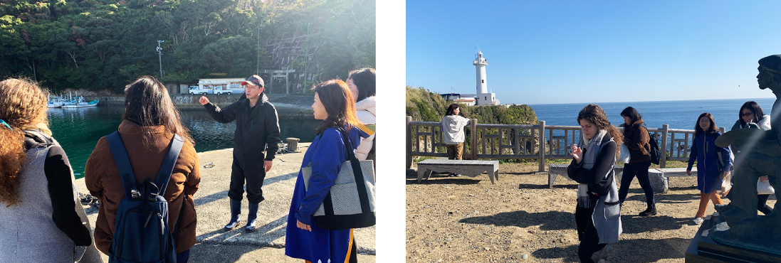 Town walking tour of Daiozaki and Nakiri by Jama Terrace,a town development group