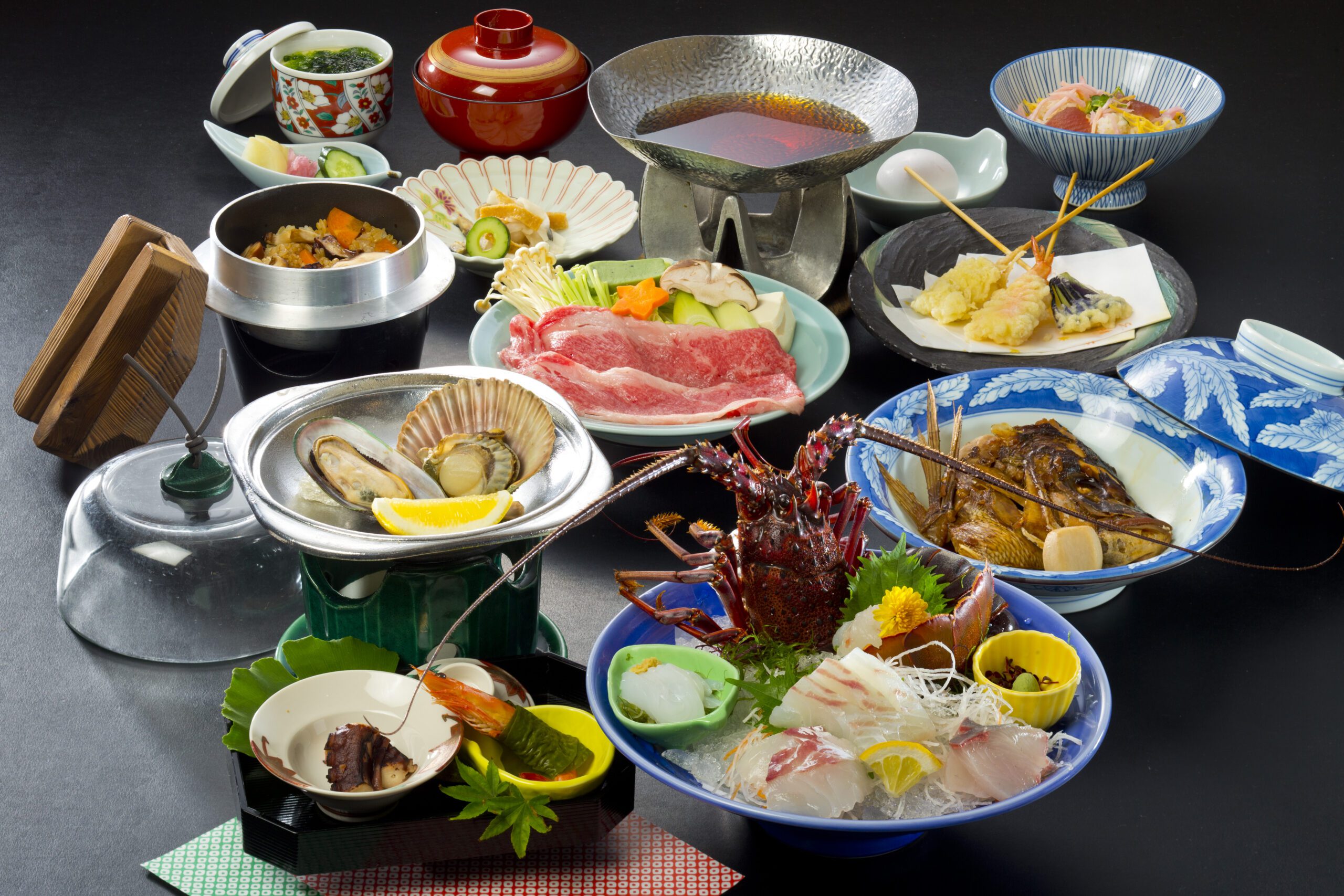 Plan de excursión de un día de lujo a Kaiseki [almuerzo + baño de aguas termales naturales]