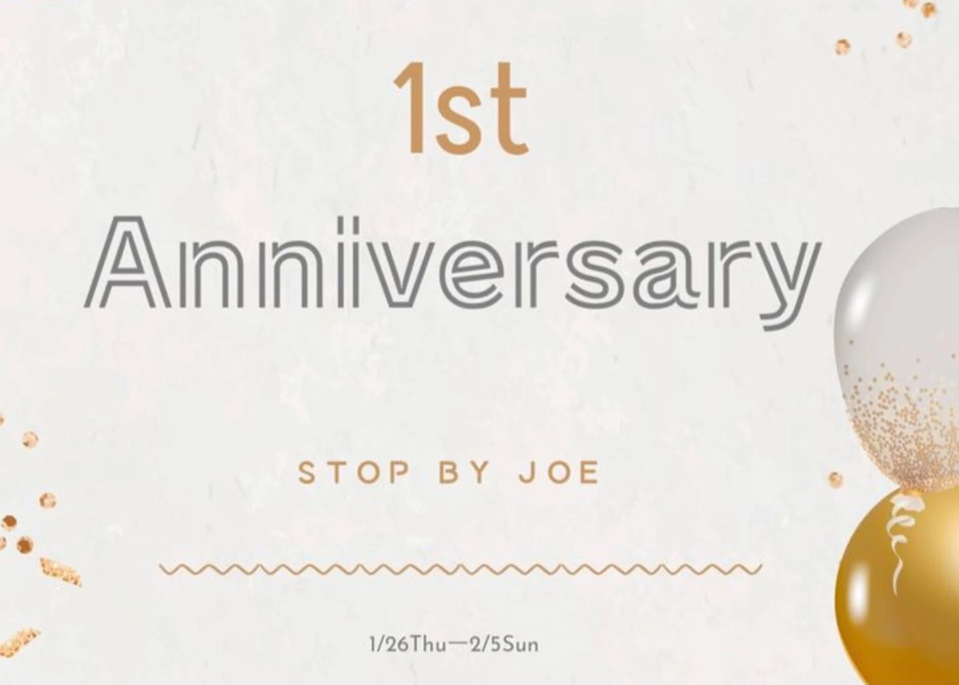 stop by joe 1周年記念イベント