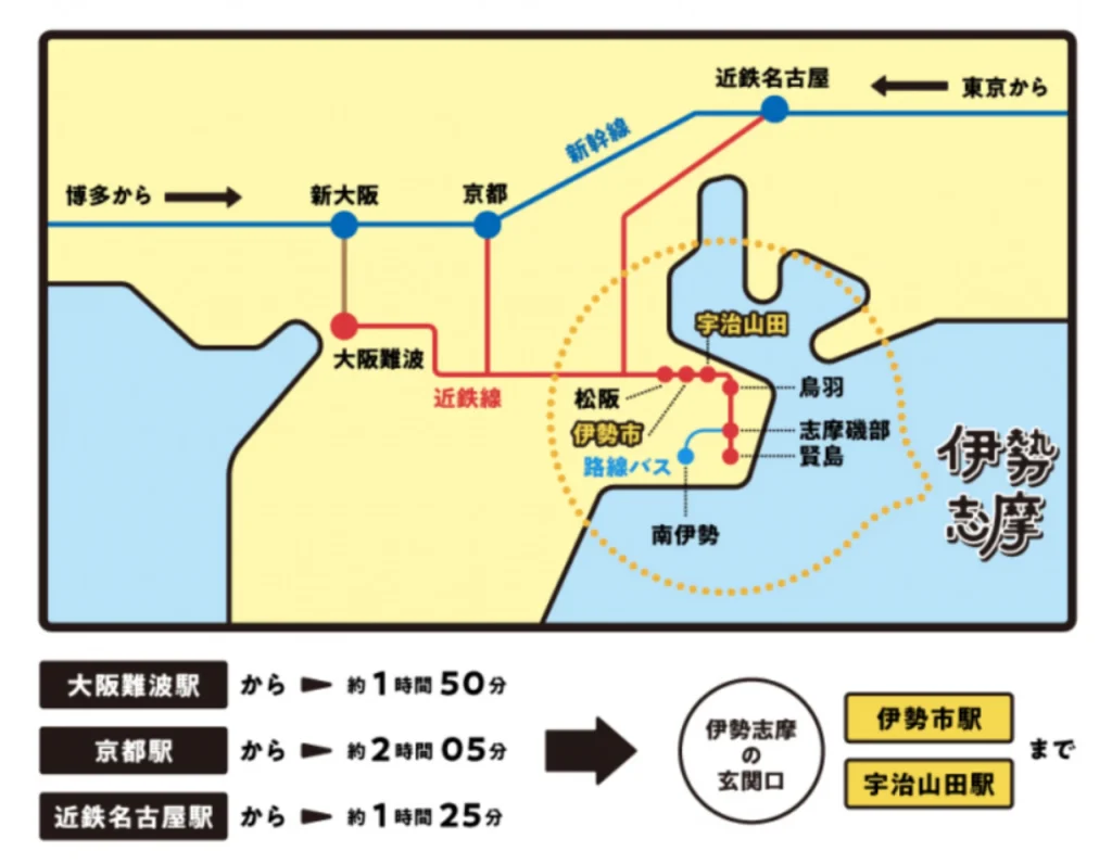 伊勢志摩スタンプラリー アクセス