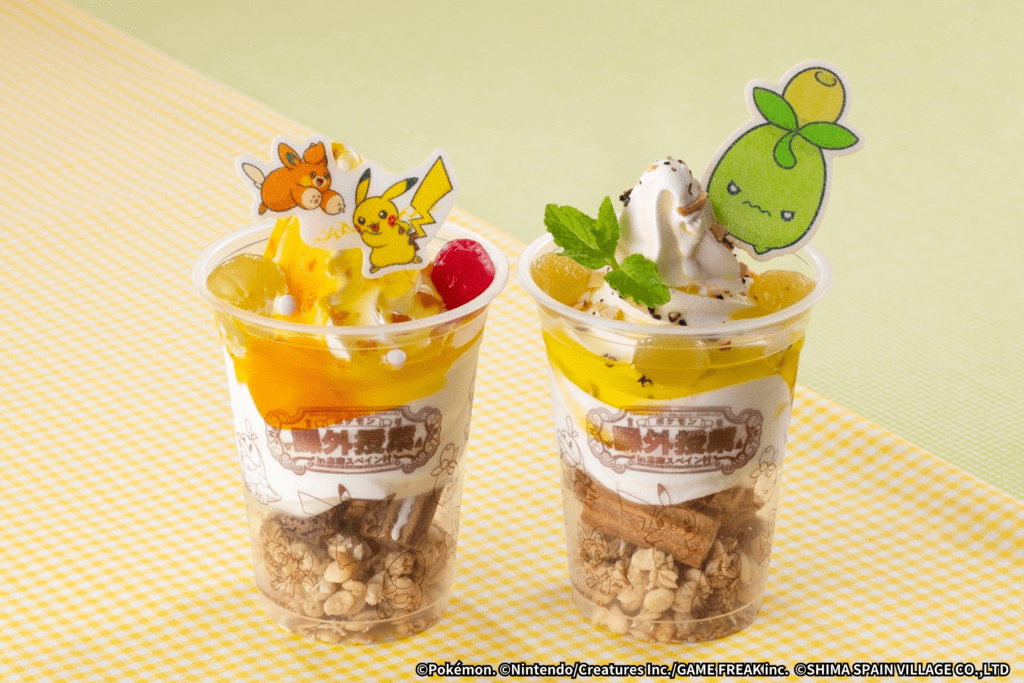 〇チュロスのお店「チュレリア」

「パモとピカチュウのパチパチチュロサンダー」1,300円

「ミニーブのオリーブチュロサンデー」1,300円