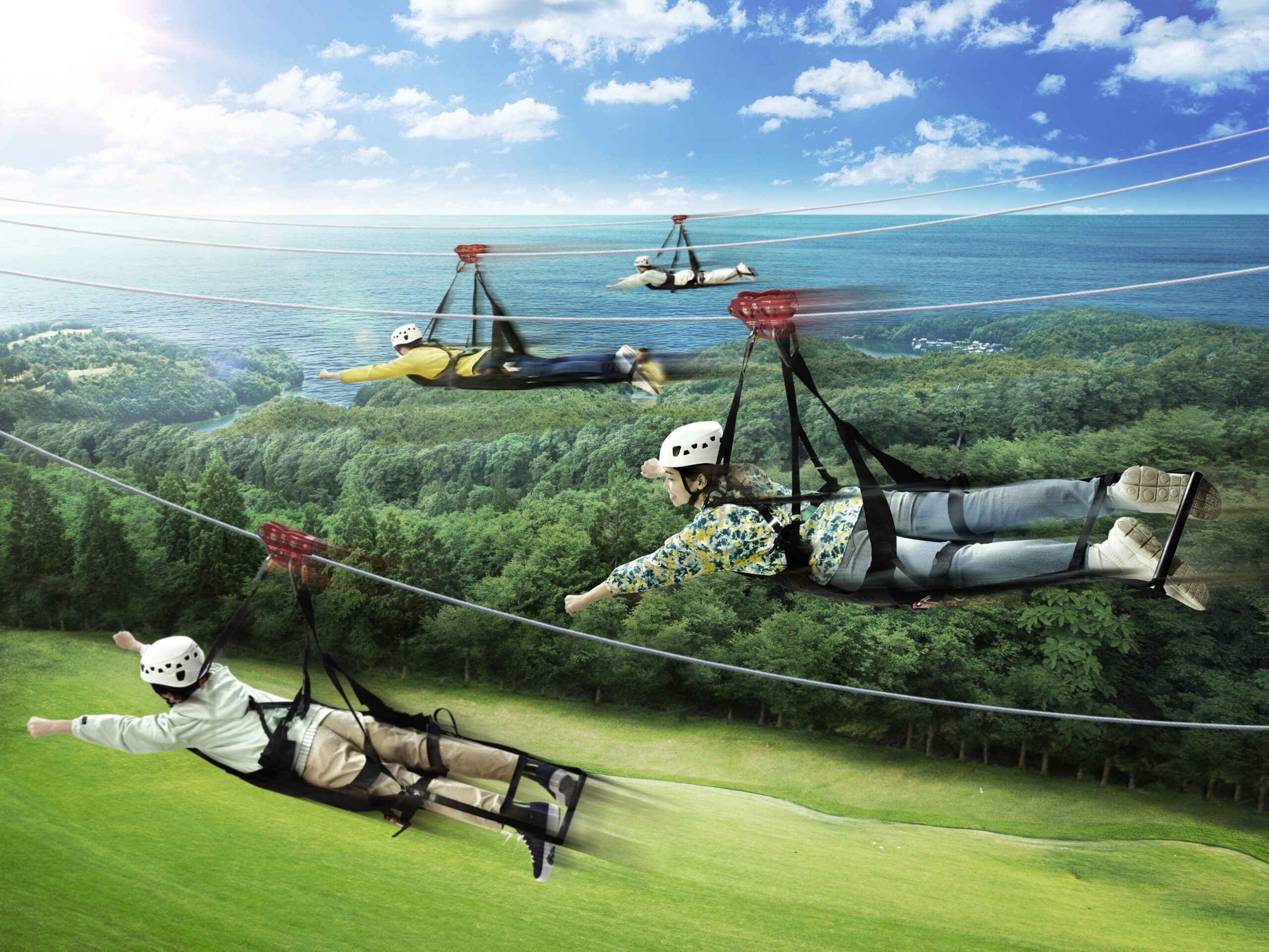 Shima Green Adventure] Attraction field